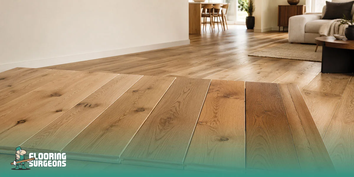 medium tone wood flooring