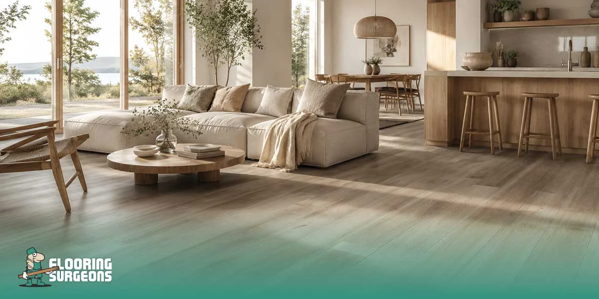 neutral vinyl flooring