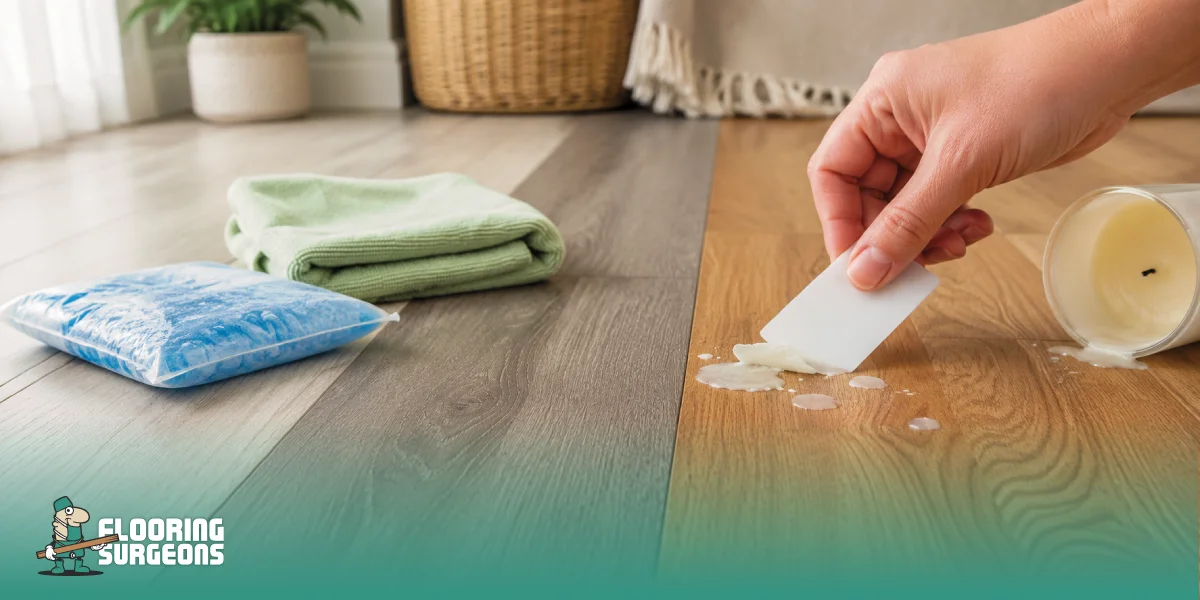 How to Remove Candle Wax From Laminate, Vinyl and Wood Floors