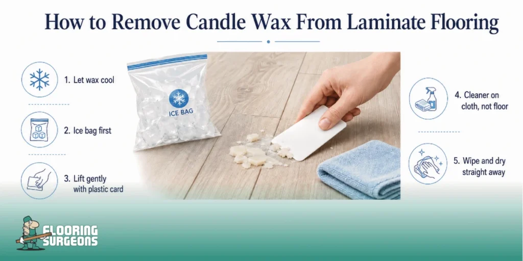 How to Remove Candle Wax From Laminate Flooring