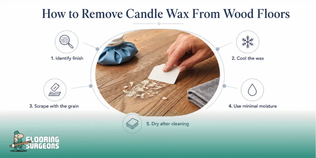 How to Remove Candle Wax From Wood Floors