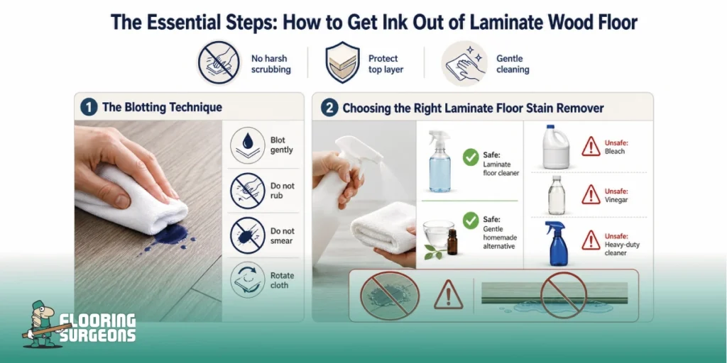 Remove Ink Stains From Laminate Flooring The Essential Steps: How to Get Ink Out of Laminate Wood Floor