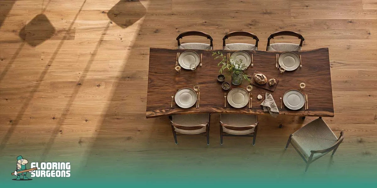 solid wood floor for dining room
