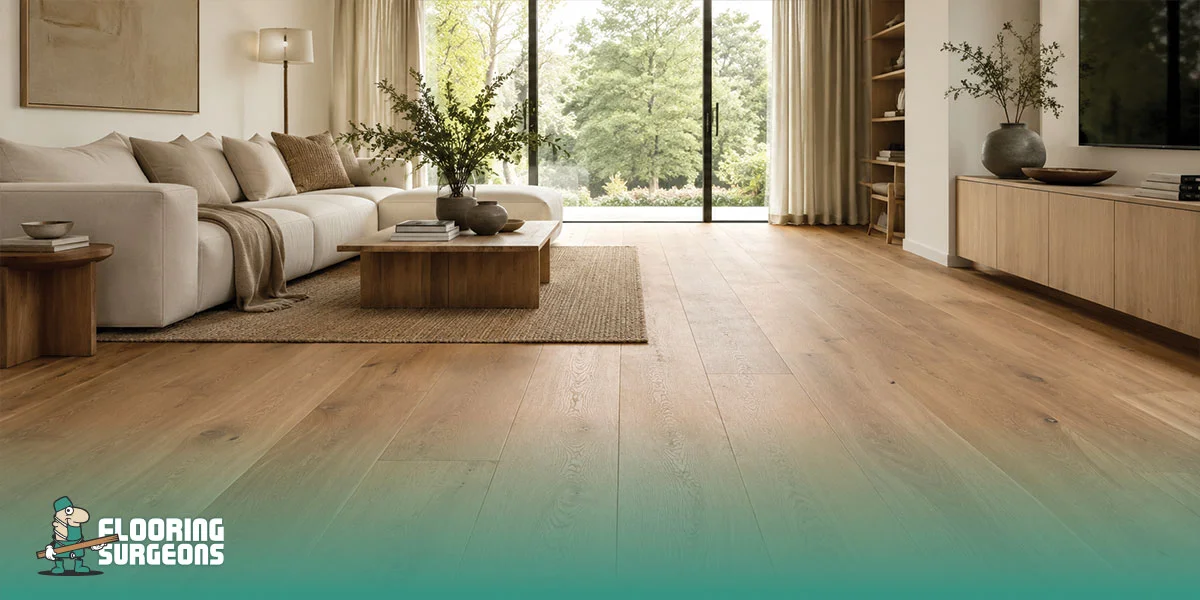 straight engineered wood flooring