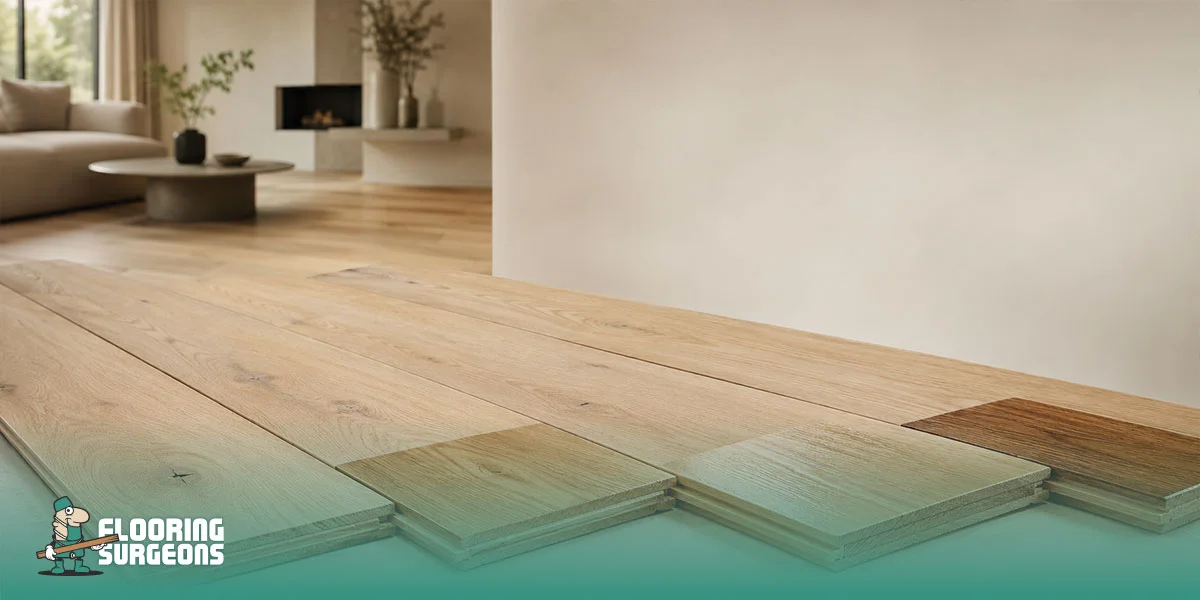 unfinished solid wood floor