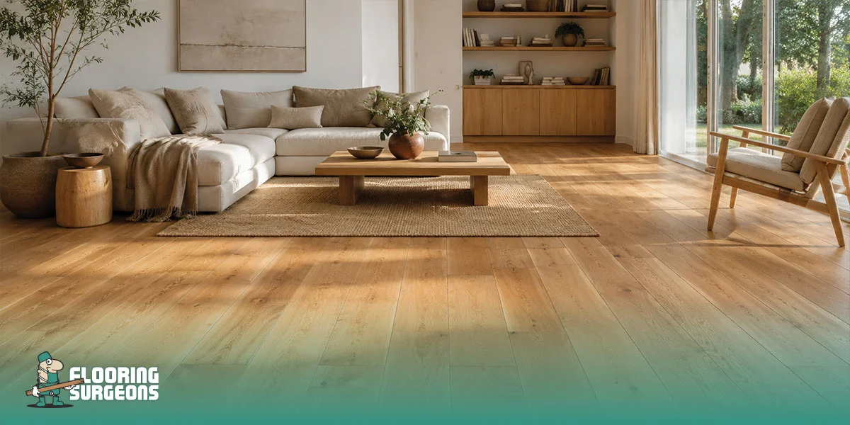 warm wood flooring