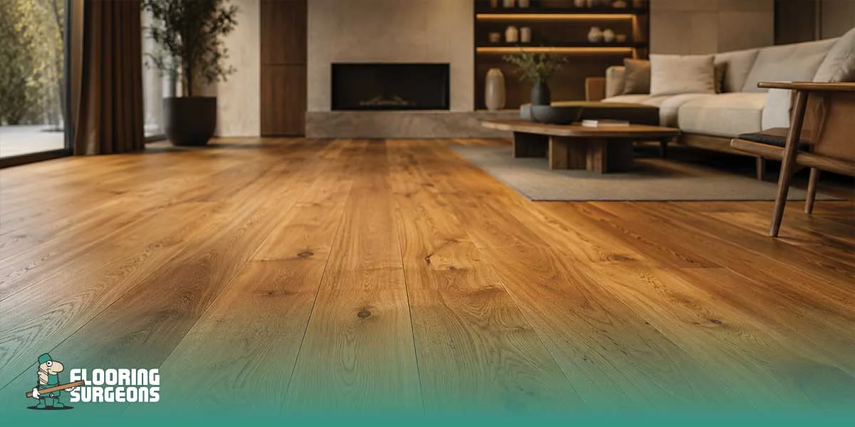 warm solid wood floor