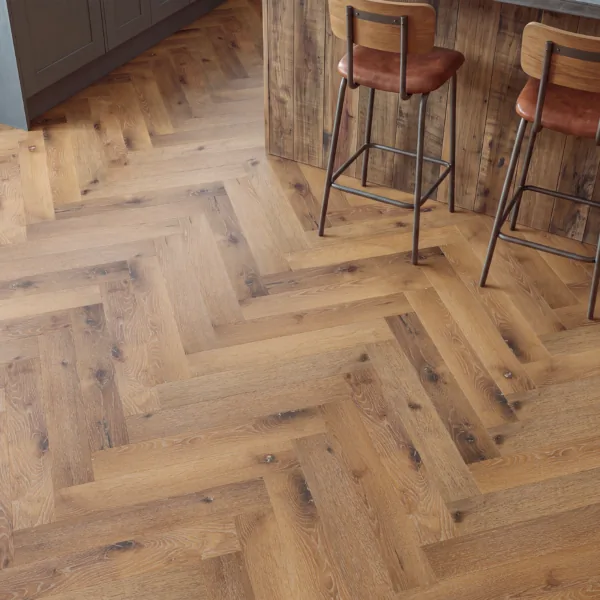 Anchor 2.5mm Hadley Fine Herringbone Glue Down LVT Flooring