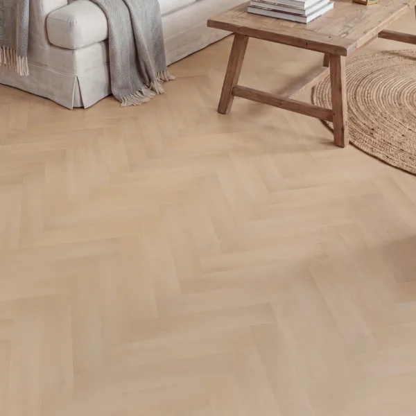 Anchor 3mm Sandstone Oak Herringbone Glue Down LVT Flooring