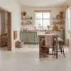 Stone Tile Effect Glue down LVT Flooring in a modern kitchen