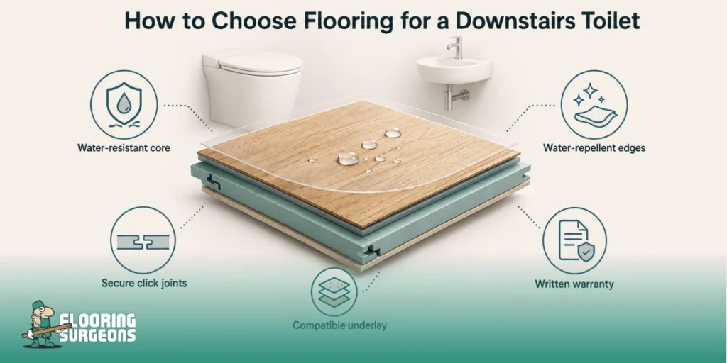 Can Laminate Flooring Be Used in a Downstairs Toilet Choosing the Best Flooring for a Downstairs Toilet