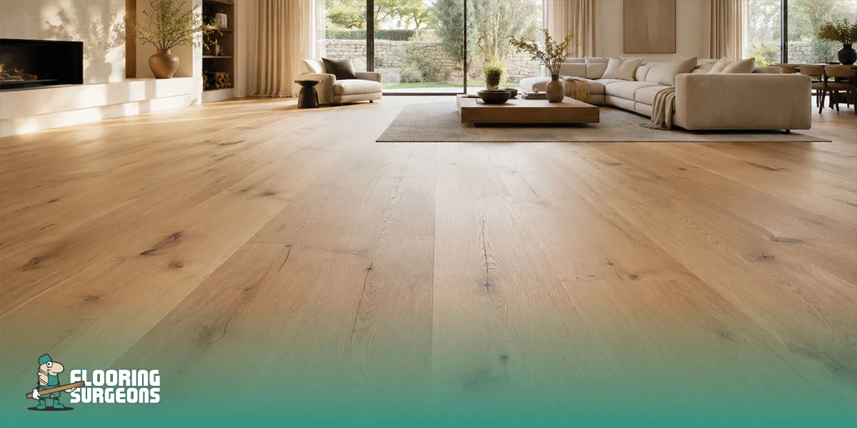 extra-wide plank flooring