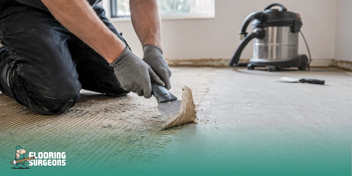 How to Remove Old Adhesive From a Concrete Floor Before Installing New Flooring